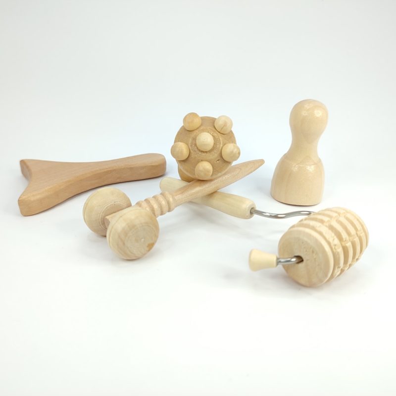 Kit Maderoterapia Facial (5 piezas)